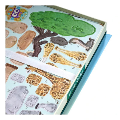 Magnetic Puzzle Play Kit - All About Animals (Large Format)