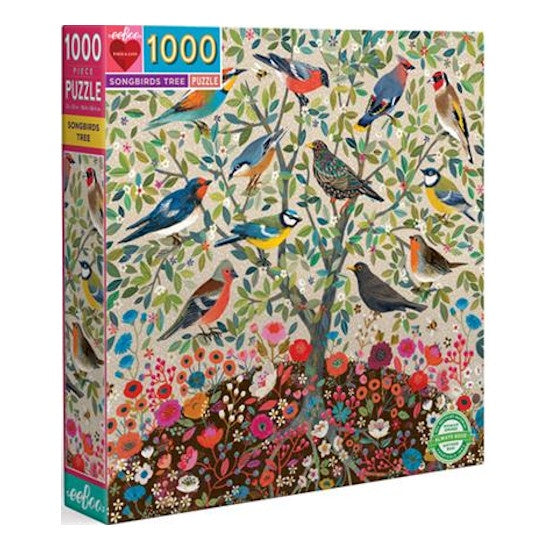 eeBoo: 1000pce Puzzle, Songbird&