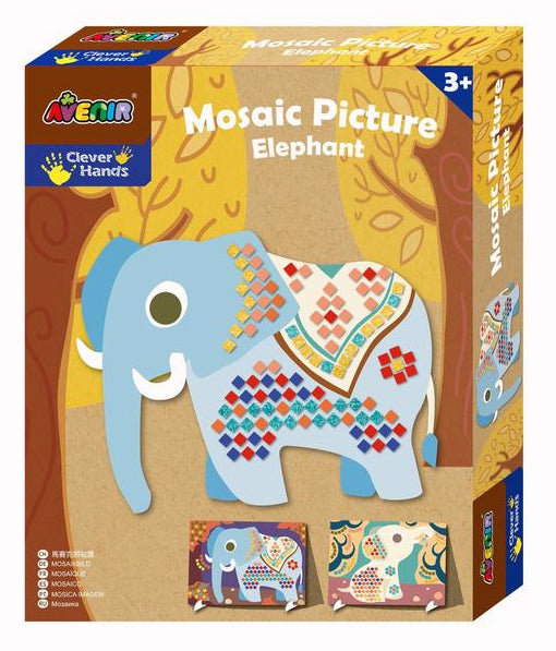 Mosaic:Elephant