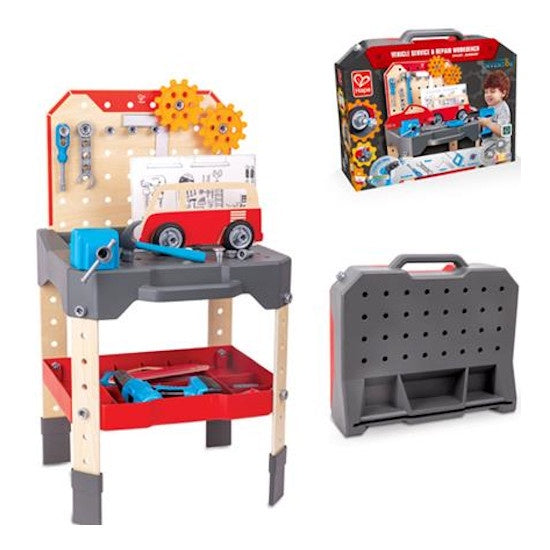 Hape Flexistix E5566 Kit Multi-Torre - Costruisci Torri Con Bastoncini Di Bambù E Connettori In Silicone - 2