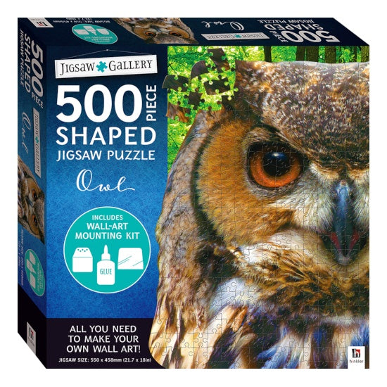 Jigsaw Gallery Shaped Jigsaw: Owl, 500 pcs