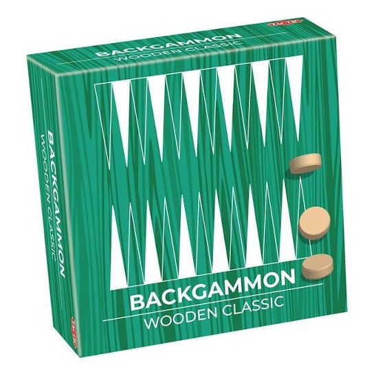 Wooden Classic Backgammon (travel size)