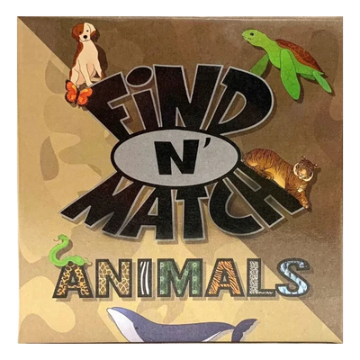 Find N' Match Animal Card Game