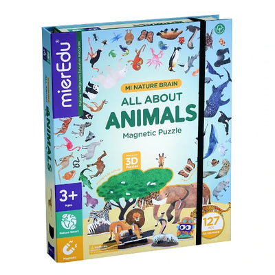 Magnetic Puzzle Play Kit - All About Animals (Large Format)