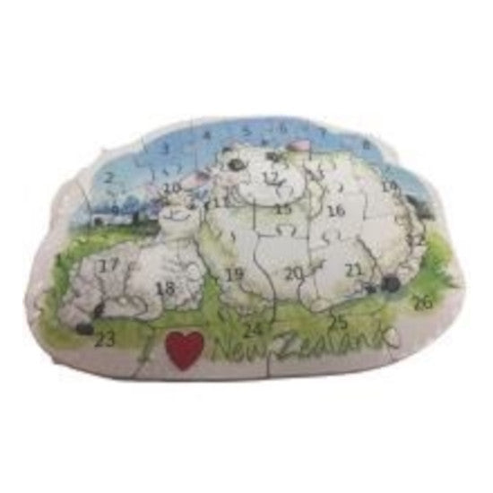 Sheep Puzzle 22cm x 16cm x 1.5cm