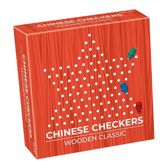 Wooden Classic Chinese Checkers (travel size)
