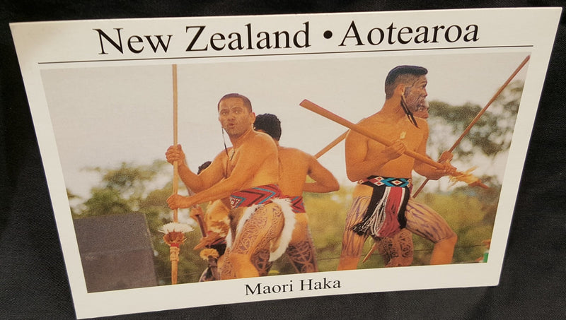 NZ Photo Postcards:Maori Haka