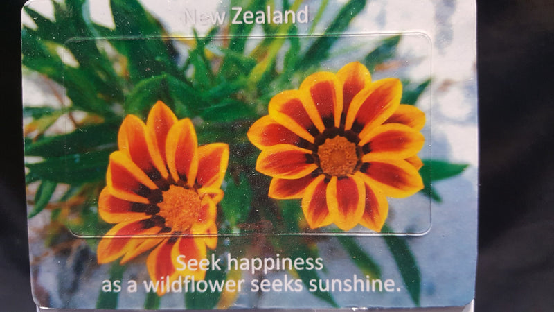NZ Yellow/Orange Wildflower Fridge Magnets