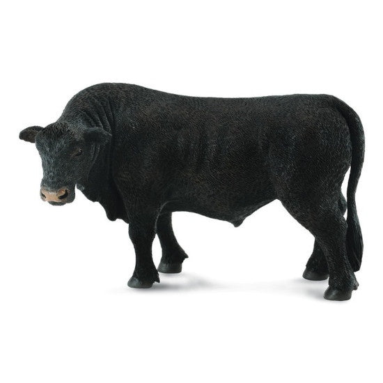 Black Angus Bull Figurine L
