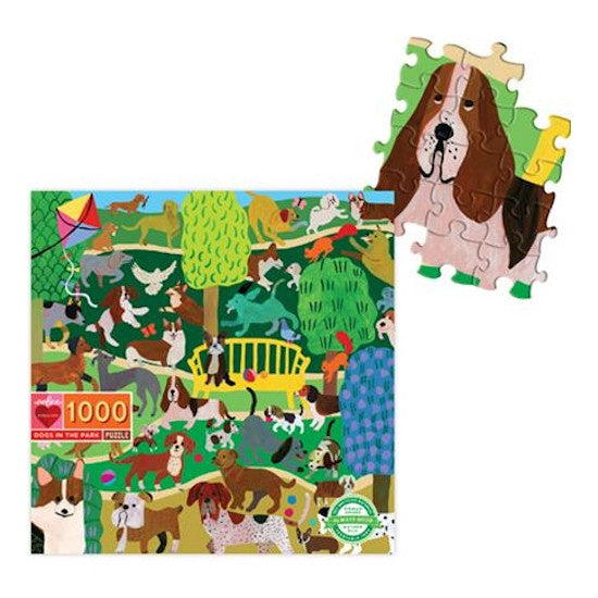 eeBoo: 1000pce Puzzle, Dogs in the Park