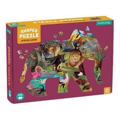 African Safari, 300pce, Shaped Puzzle