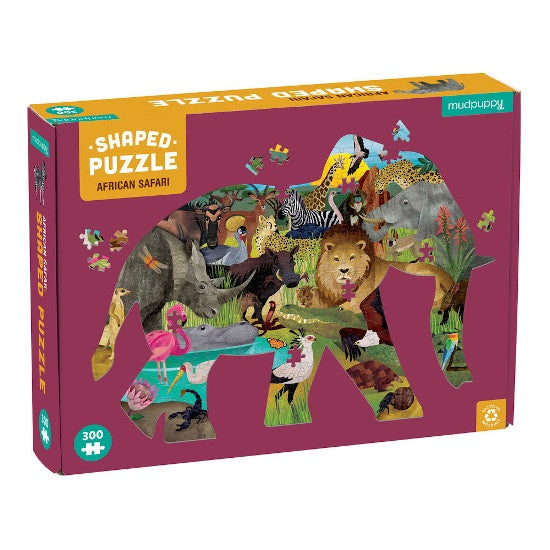 African Safari, 300pce, Shaped Puzzle
