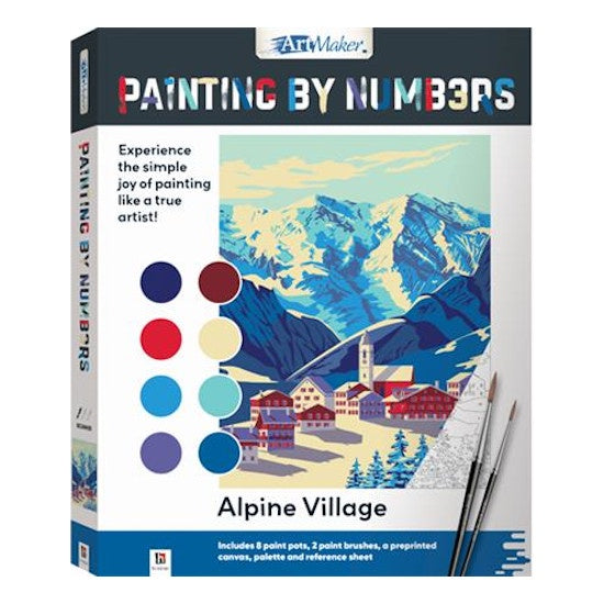 Artmaker: Paint by Numbers- Alpine Villages