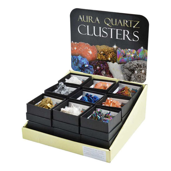 Aura Quartz Cluster Lg Bxd
