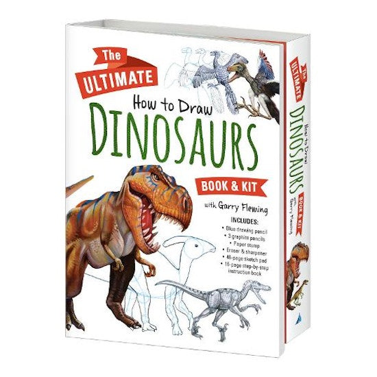 Ultimate Book & Kit - How to Draw Dinosaurs