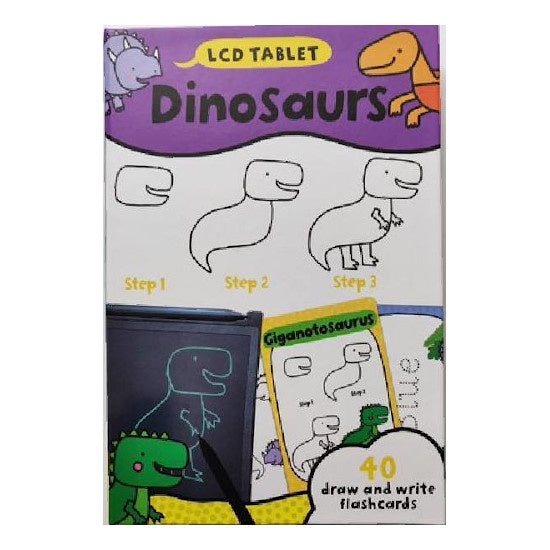 Draw & Write LCD Tablet Book: Dinosaurs