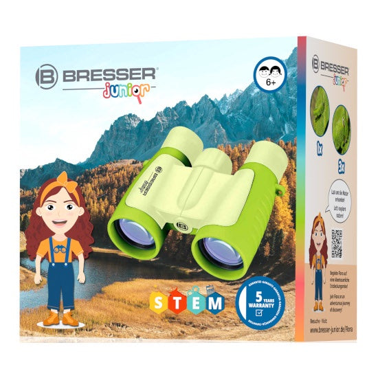 Bresser Junior, Binoculars, 3x30 - Green