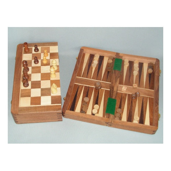 2 in 1 Magnetic Chess/Backgammon Set