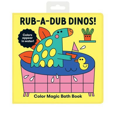 Rub a Dub Dinos! Colour Magic Bath Book