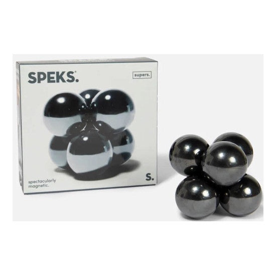 Speks-Super Size Gunmetal x 6 Balls.