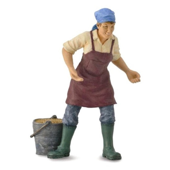Female Farmer Figurine L