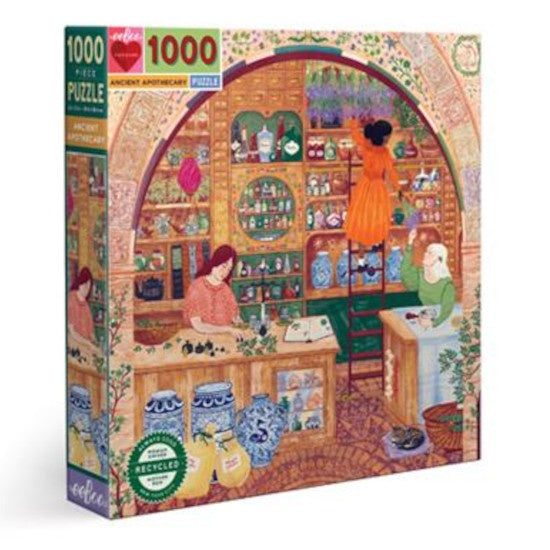 eeBoo 1000pc Puzzle: Ancient Apothecary, Square