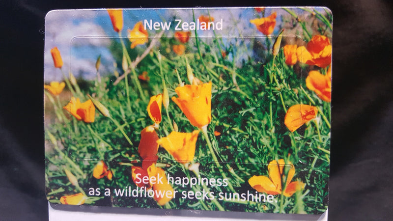 NZ Yellow Wildflower Fridge Magnets