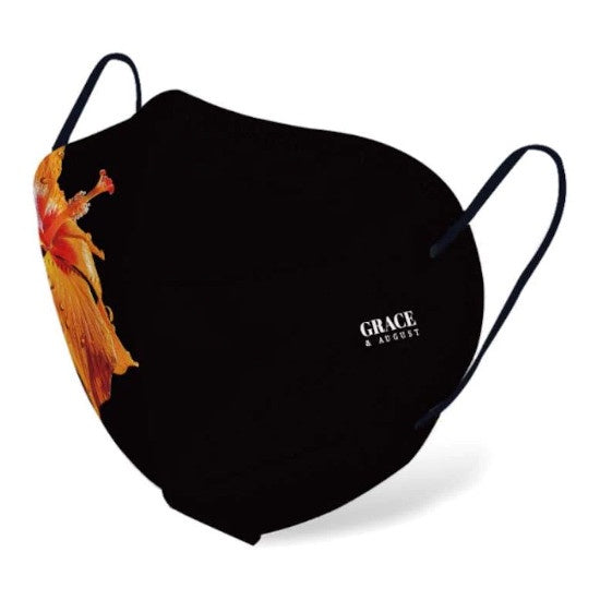 Face Masks, KN95, 10pk, Adult: Tropical Orange