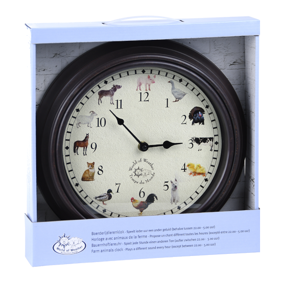 Clock with Farm Animal Sounds
