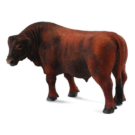Red Angus Bull Figurine L
