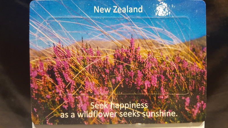 NZ Cerise Wildflower Fridge Magnets