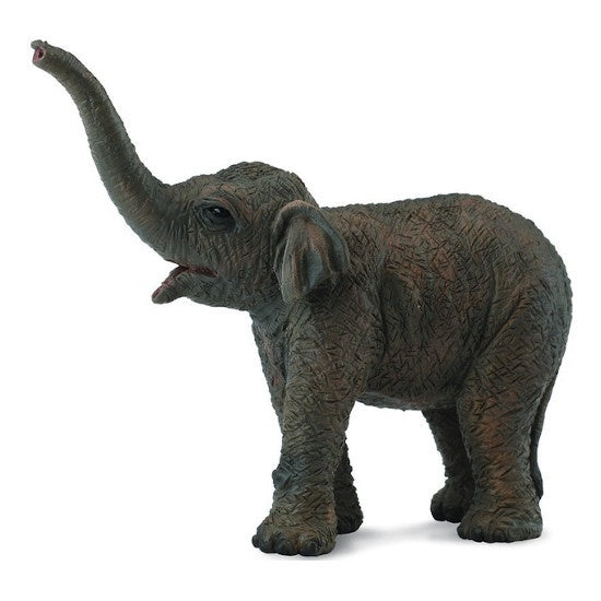 Asian Elephant Calf Figurine S
