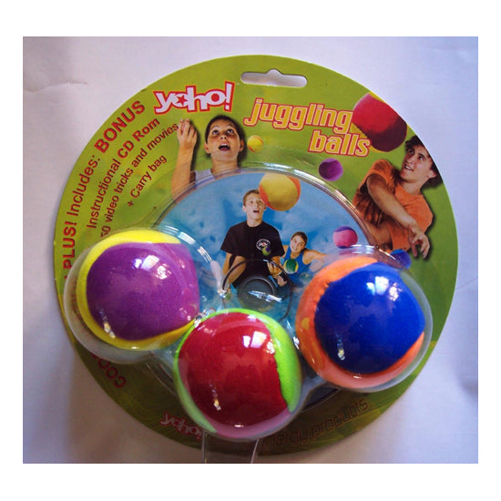 Yoho! Juggling Balls with CD Disk